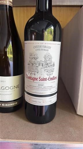 Bordeaux Montagne Saint-Émilion Château Farguet du Relais 2021