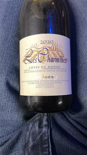 Rhône-dalen Côtes-du-Rhône Père Anselme Les Charmilles 2020