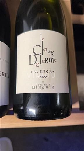 Valle della Loira Valençay Domaine S Minchin Le Claux Delorme 2022