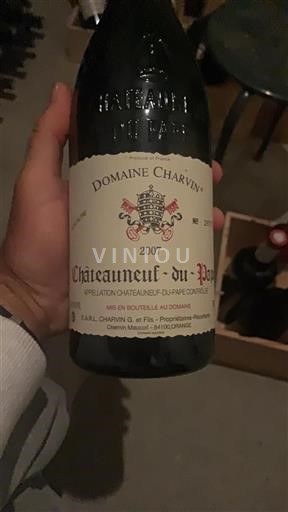 Rhônen laakso Châteauneuf-du-Pape Domaine Charvin 2007