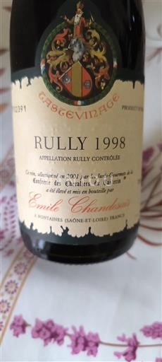 Bourgondië Rully Emile Chandesais 1998