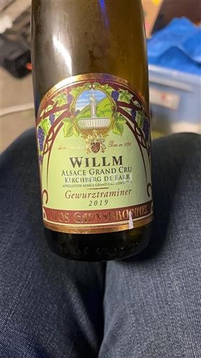 Elsass Gewürztraminer Grand Cru Willm Clos Gaensbroennel 2019
