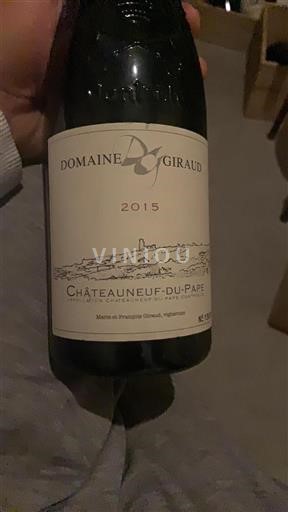 Rhônen laakso Châteauneuf-du-Pape Domaine Giraud 2015