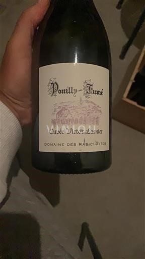 Vallée de la Loire Pouilly-fumé Domaine Des Rabichattes Victor-Lasnier 2016