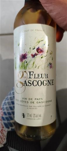 Sydvestfrankrig Côtes de Gascogne Celliers du Quercy Fleur de Gascogne Ikke årgangsbestemt