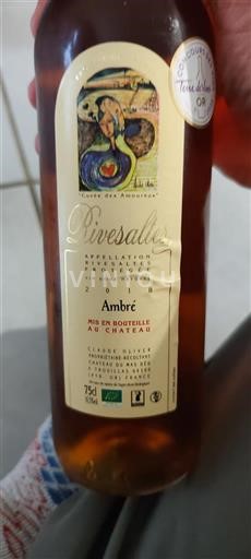 Roussillon Rivesaltes Mas Déu des Amoureux 2018