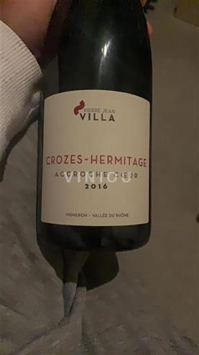 Rhône-dalen Crozes-Hermitage Pierre Jean Villa Accroche Coeur 2016