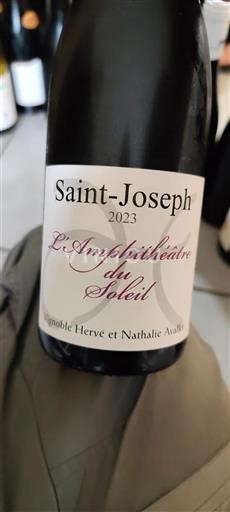 Vale do Ródano Saint-Joseph Vignoble Hervé et Nathalie Availlet L'Amphithéâtre du Soleil 2023