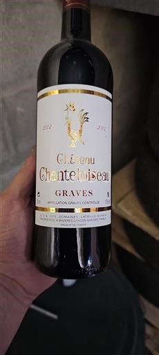 Bordeaux Graves Château Chanteloiseau 2012