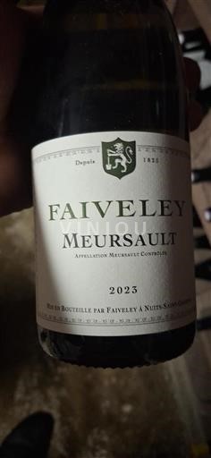 Bourgogne Meursault Faiveley 2023