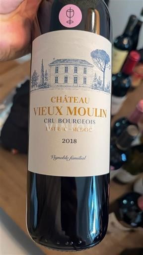 Bordeaux Listrac-Médoc Château Vieux Moulin 2018