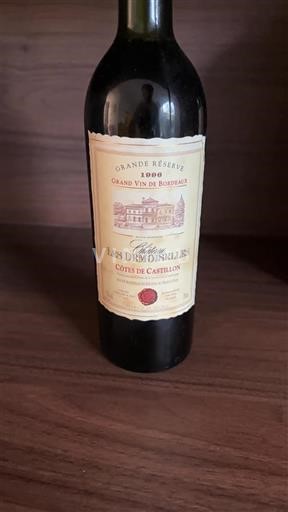 Bordeaux Non specificato Château Les Demoiselles Grande Réserve 1996