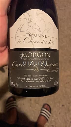 Beaujolais Morgon Domaine Coteau des Lys La Doyenne 2011