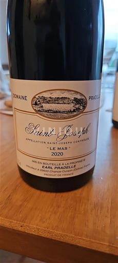 Valle del Rodano Saint-Joseph Domaine Pradelle Le Mas 2020