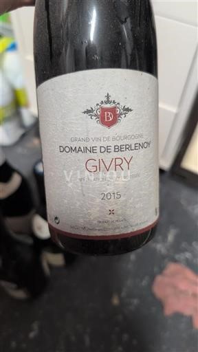 Burgundy Givry Domaine Bernenoy 2015