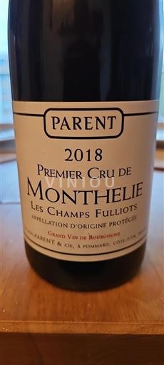 Borgogna Monthélie Premier Cru Parent Les Champs Fulliots 2018