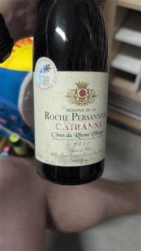 Rona dolina Cairanne Roche Persannière Réserve de la Roche Persannière 2010