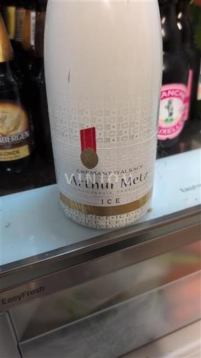 Vin Effervescent Blanc sec ICE Arthur Metz Non millésimé France Alsace Crémant-d'alsace AOC