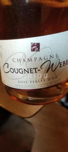 Champagne Cougnet-Weber Rosé Perles d'Or Ikke årgangsbestemt