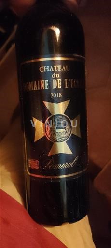 Bordeaux Pomerol Domaine De l'Église 2018