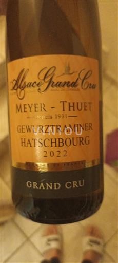 Alsazia Alsazia Grand Cru Grand Cru Meyer-Thuet Hatschbourg 2022