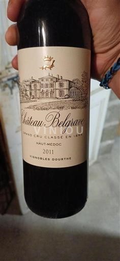 Bordeaux Haut-Médoc Grand Cru Château Belgrave 2011