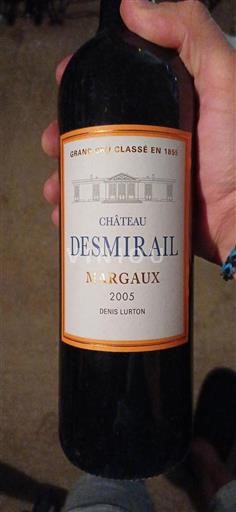 Bordeaux Margaux Grand Cru Château Desmirail 2005