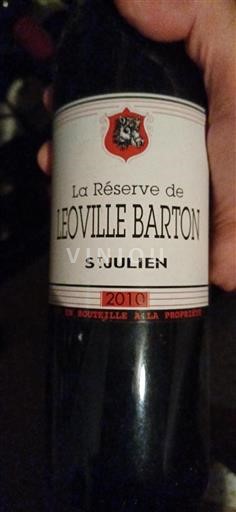 Bordeaux Saint-Julien Léoville Barton La Réserve de Léoville Barton 2010