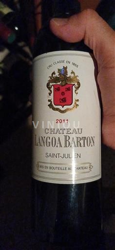 Bordeaux Saint-Julien Grand Cru Château Langoa Barton 2011