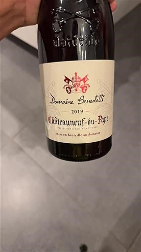 Rhône-dalen Châteauneuf-du-Pape Domaine Benedetti 2019