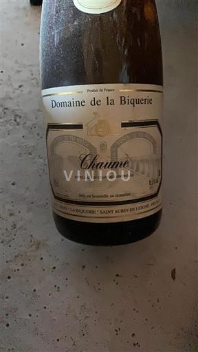Valle della Loira Chaume Domaine La Biquerie 2011