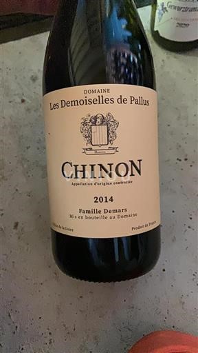Loire-dalen Chinon Les Demoiselles de Pallus 2014