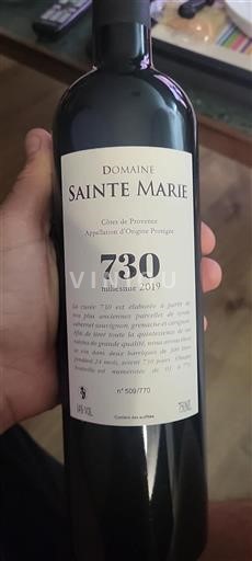 Provenza Côtes-de-Provence Domaine Sainte Marie 730 2019