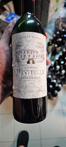 Bordeaux Château Minvielle Louis 2007