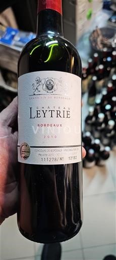 Bordeaux Château Leytrie 2010