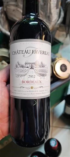 Bordeaux Château Favereau 2012