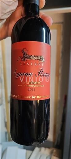 Bordeaux Baron Philippe de Rothschild Réserve Agneau Rouge 2011