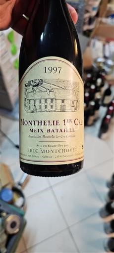 Bourgogne Monthélie Premier Cru Eric Montchovet Meix Bataille 1997