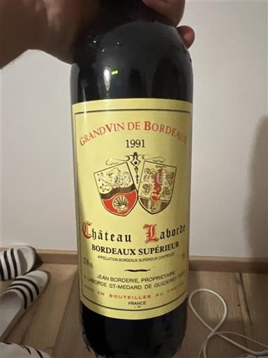 Bordeaux Bordeaux Supérieur Château Laborde 1991