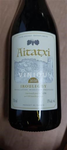 Sud-Ouest Irouléguy Alaxi Édition Limitée 2020