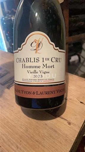 Bourgogne Chablis Premier Cru Domaine Yvon & Laurent Vocoret Homme Mort Vieille Vigne 2023