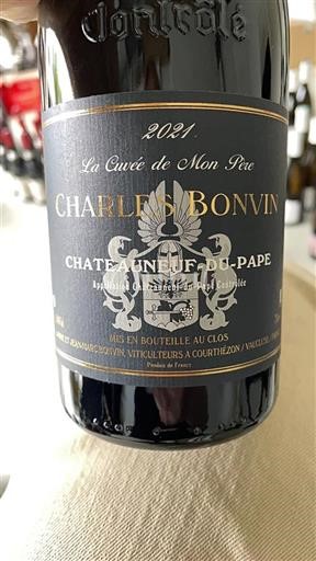 Údolí Rhôny Châteauneuf-du-Pape Charles Bonvin La de Mon Père 2021