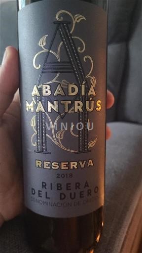 Castile and León Ribera del Duero Abadía Mantrús Reserva 2018