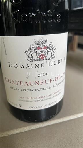 Rhône Valley Châteauneuf-du-Pape Domaine Durieu 2020