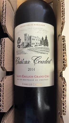 Bordeaux Saint-Émilion Grand Cru Château Coudert 2014