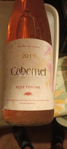 Vallée de la Loire Cabernet-d'anjou Les Celliers de Haute Croix Rosé Tendre 2019