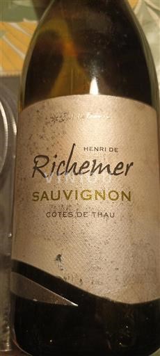 Languedoc og Roussillon Côtes de Thau Henri de Richemer Sauvignon Ikke årgangsbestemt