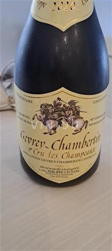 Bourgogne Gevrey-chambertin Premier Cru Philippe Leclerc Les Champeaux 2020