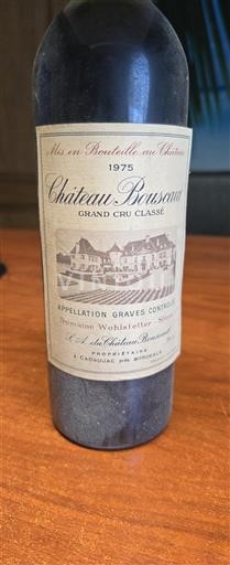Bordeaux Graves Grand Cru Château Bouscaut 1975