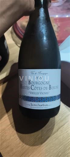 Bourgogne Hautes Côtes de beaune Jean Chartron Vieilles Vignes 2021